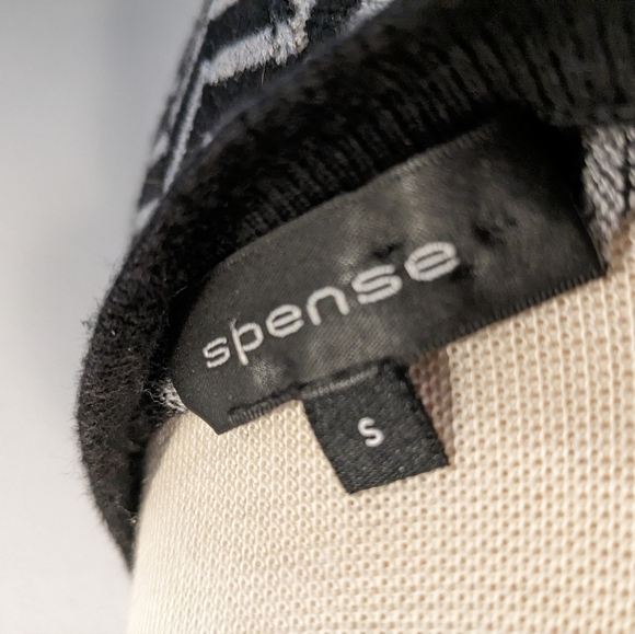 Spense Chevron Knit 3/4 sleeve midi dress tunic - Picture 9 of 9